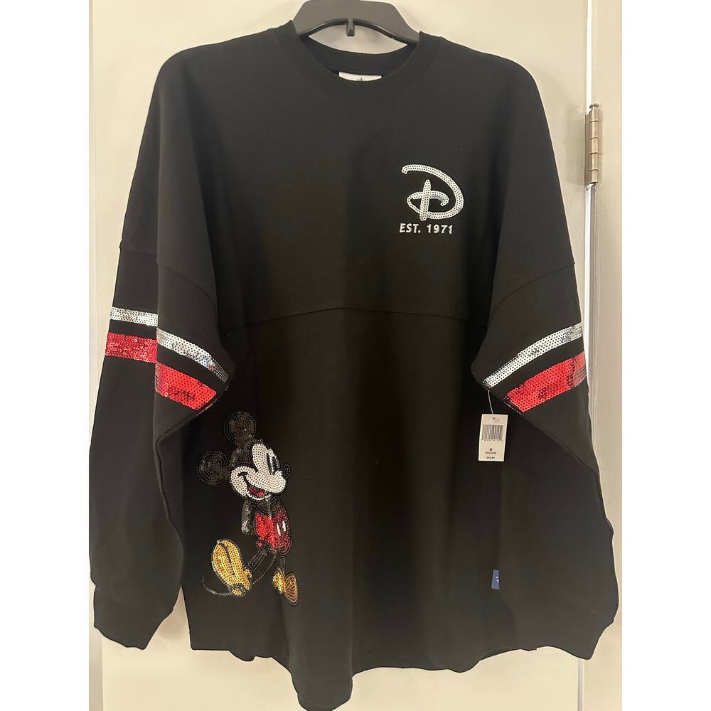 Disney Parks Black sequence, Mickey Mouse jersey